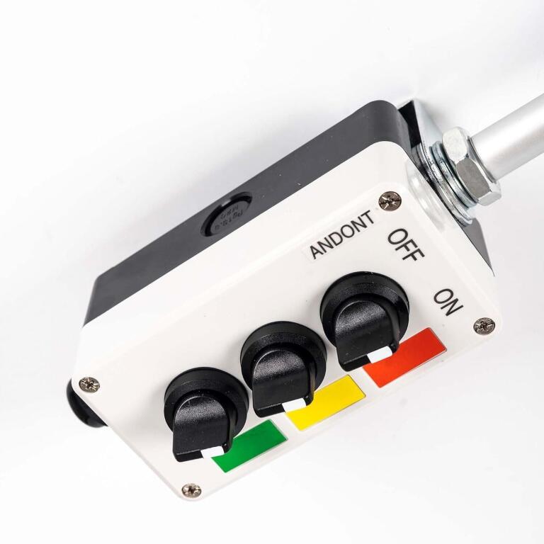 Kolumna Wieża Sygnalizacyjna LED 3 moduły Z przełącznikiem kontrolera 5418 (10)