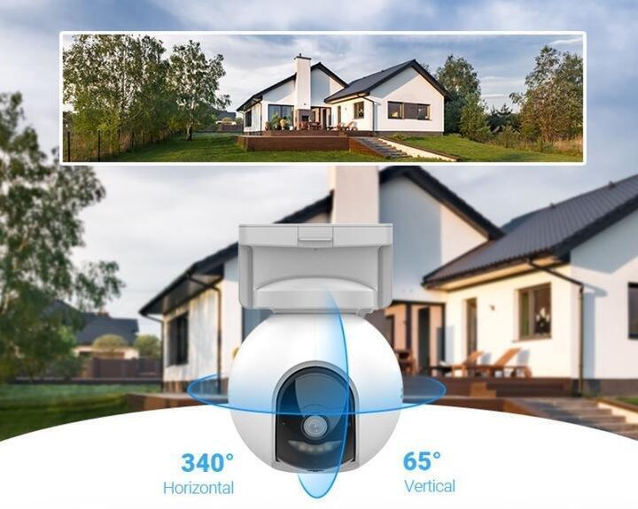 Kamera IP wewnętrzna, zewnętrzna Ezviz CB90x 4G + SOLAR PANEL WiFi 2037 (11)
