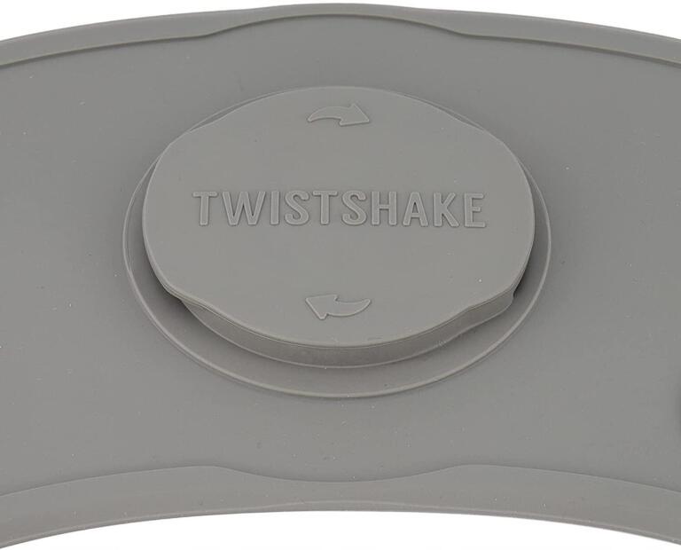 TWISTSHAKE mata CLICK MAT z talerzykiem Szary, Od 6 Miesięcy 4425U (3)