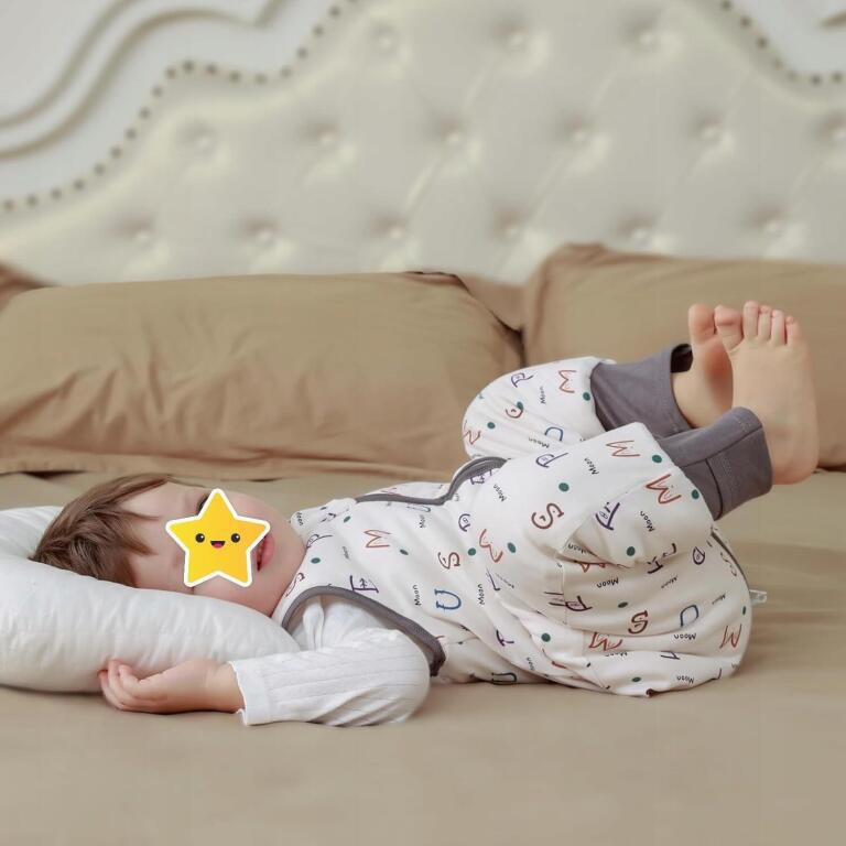 100% bawełny śpiworek dziecięcy 2,5 togi z nóżkami rozmiar M 18-36 m 0086 (3)