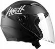 WESTT JET KASK MOTOCYKLOWY CZARNY MATOWY z podwójnym wizjerem ROZ. L 9065 (2)