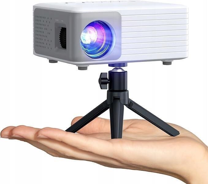 ŚWIETNY Projektor led - Mini rzutnik ze statywem - Akiyo ZOBACZ 4242 (3)
