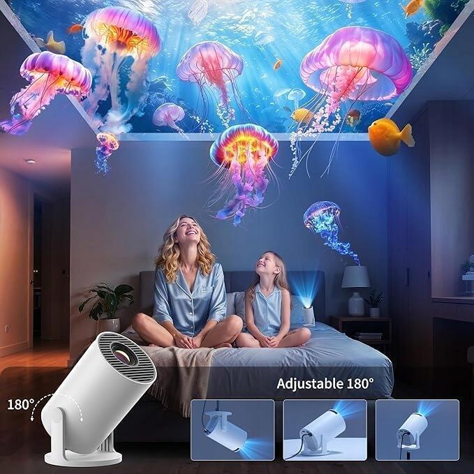 Projektor Yoton Y4 Rzutnik Mini LED Full HD 200” WARTO 4222 (6)