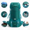 Praktyczny POJEMNY Plecak turystyczny HOMIEE 50L GREEN 41-60 l zielony 3036 (3)