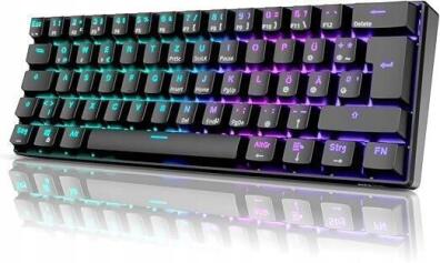 RK61 klawiatura gamingowa RGB, bezprzewodowa/Bluetooth mechaniczna 2799