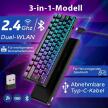 RK61 klawiatura gamingowa RGB, bezprzewodowa/Bluetooth mechaniczna 2799 (3)