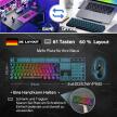 RK61 klawiatura gamingowa RGB, bezprzewodowa/Bluetooth mechaniczna 2799 (8)