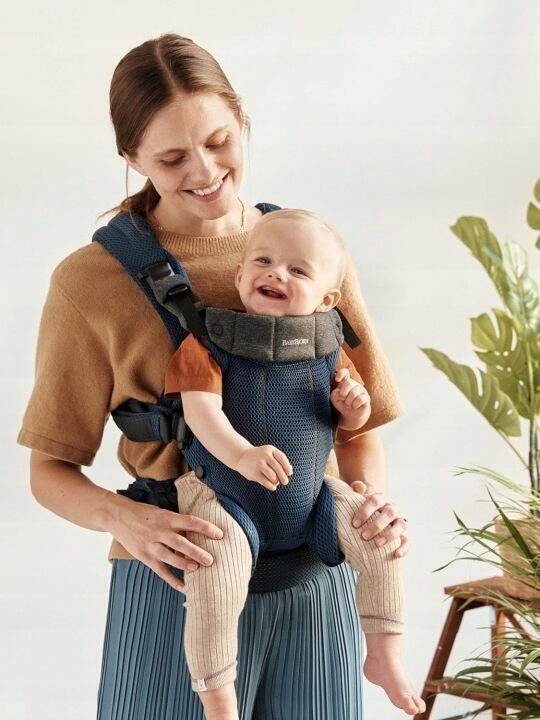 Nosidełko BabyBjörn Harmony Mesh granatowe 0086 (2)