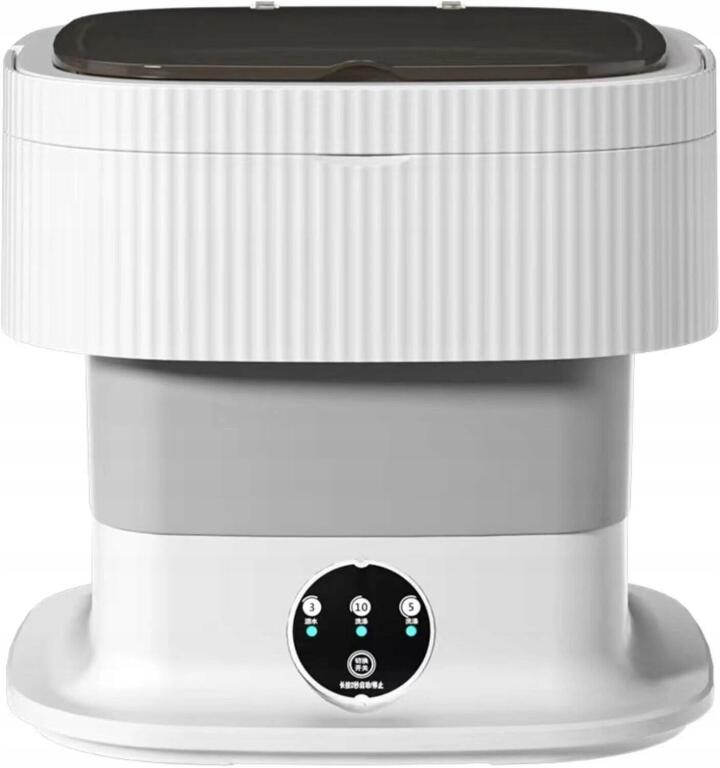 Mini Pralka z wirówką - Mała, przenośna pralka - Składana 60W 5377 (1)