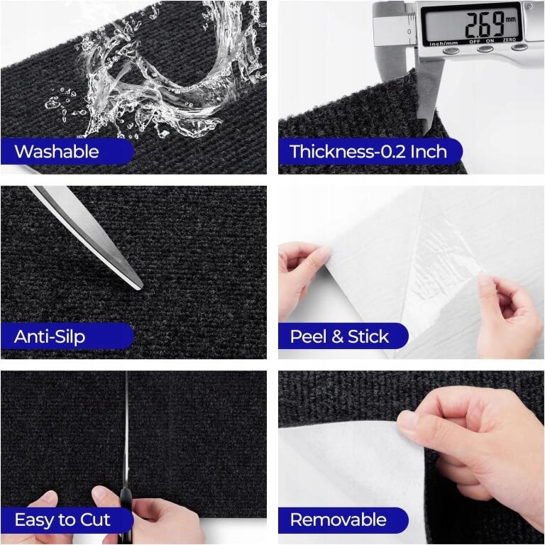 Samoprzylepne płytki dywanowe 30x30cm 30szt. 7681 (5)