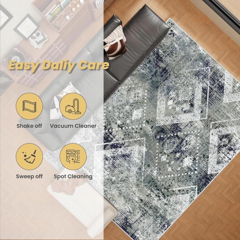 Puszysty NOWOCZESNY dywan do salonu sypialni gabinetu 120 x 170 cm 1881 (3)