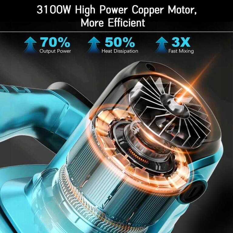 MIESZADŁO DO KLEJU BETONU FARB ZAPRAW 3100W, 230V 5770 (4)