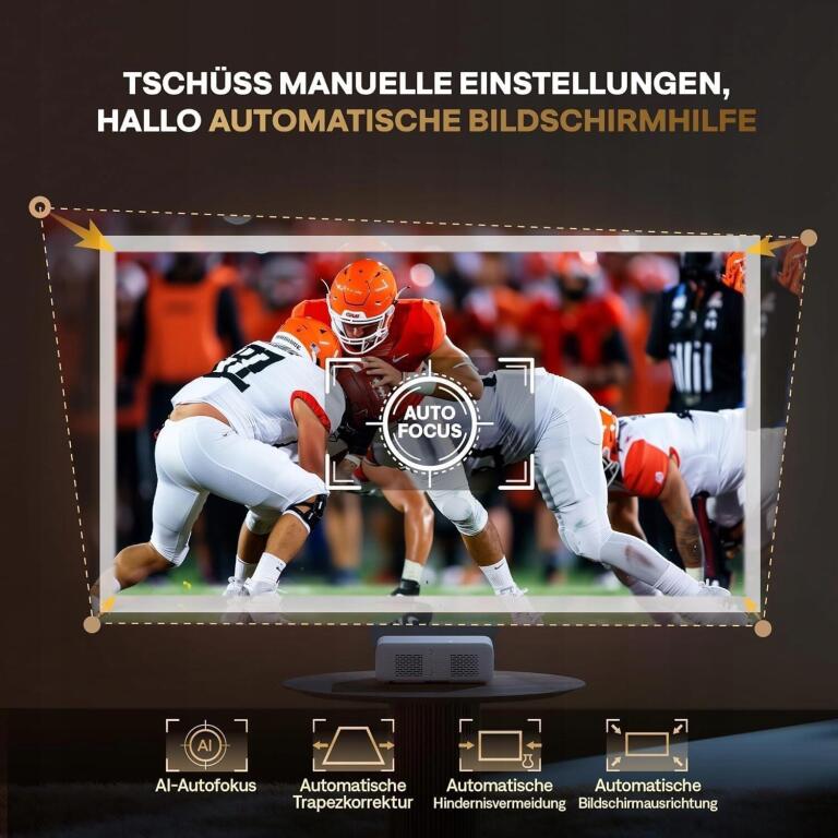 Aurzen Eazze D1 Inteligentny Projektor 4K FULL HD WIFI i Bluetooth 1276 (3)