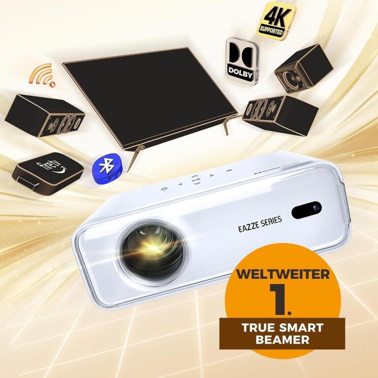 Aurzen Eazze D1 Inteligentny Projektor 4K FULL HD WIFI i Bluetooth 1276 (7)