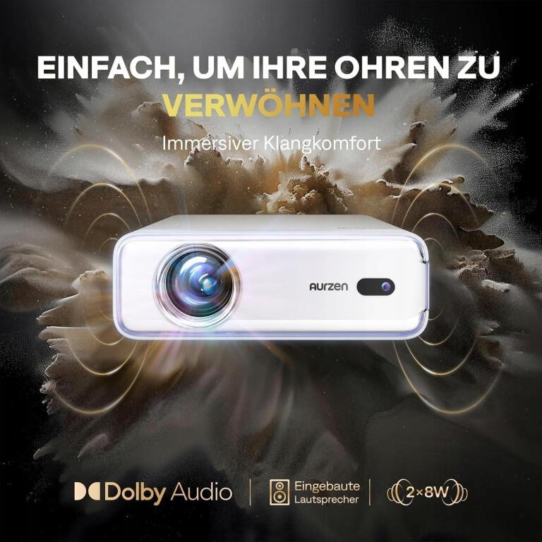 Aurzen Eazze D1 Inteligentny Projektor 4K FULL HD WIFI i Bluetooth 1276 (5)