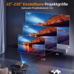 XGODY Projektor A45 Android 4K 1080P FULL HD Autofokus 5638P (6)