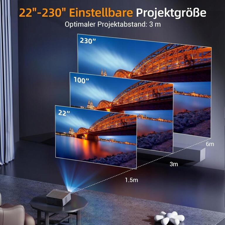 XGODY Projektor A45 Android 4K 1080P FULL HD Autofokus 5638P (6)