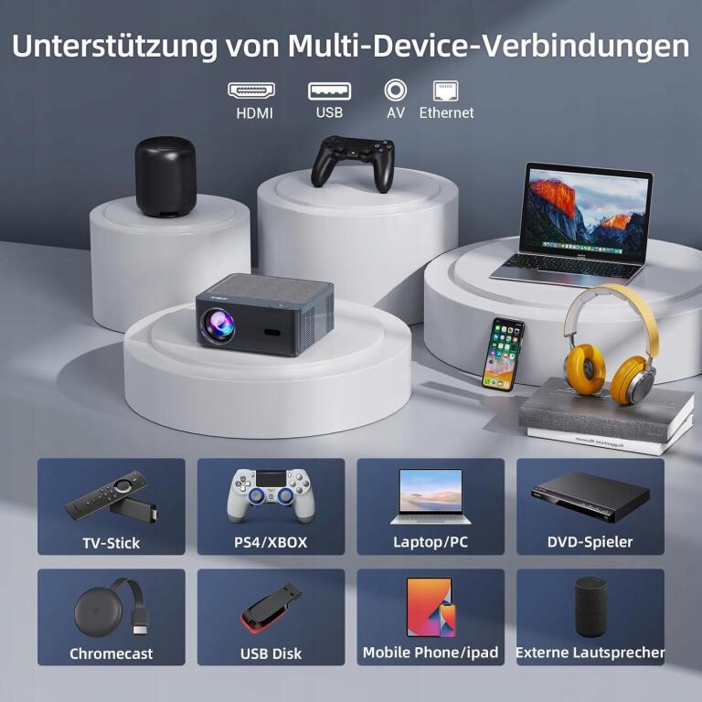 XGODY Projektor A45 Android 4K 1080P FULL HD Autofokus 5638 (9)