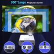 Projektor Full HD 9800 lumenów 1080p 5G WiFi Bluetooth 4K 7641 (6)