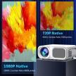 Projektor Full HD 9800 lumenów 1080p 5G WiFi Bluetooth 4K 7641 (5)