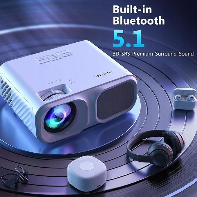 Projektor Full HD 9800 lumenów 1080p 5G WiFi Bluetooth 4K 7641 (3)