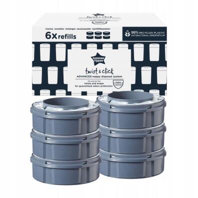 Wkłady uzupełniające Tommee Tippee Twist 6 sztuk 0234