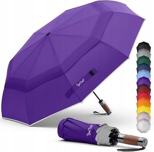 Składany, kompaktowy, solidny parasol podróżny Royal Walk 0682
