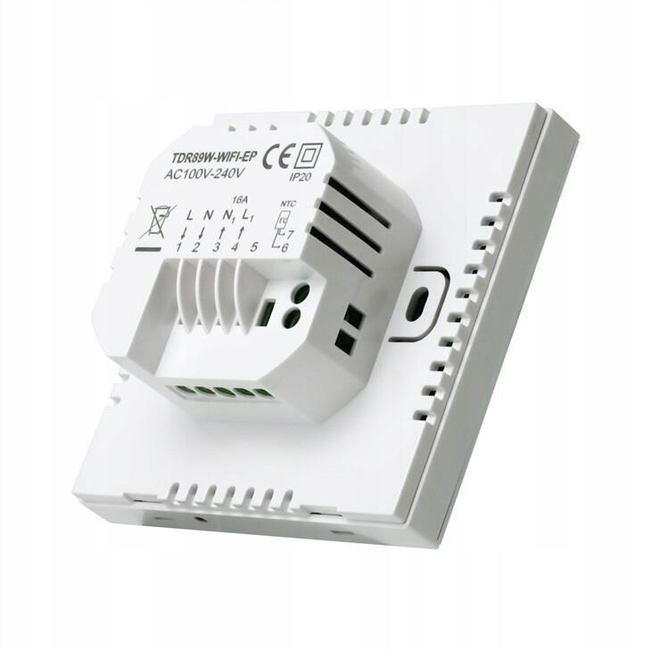 TERMOSTAT OGRZEWANIA SMART WIFI TUYA BEOK TDR89W-WIFI-WP 5691 (3)