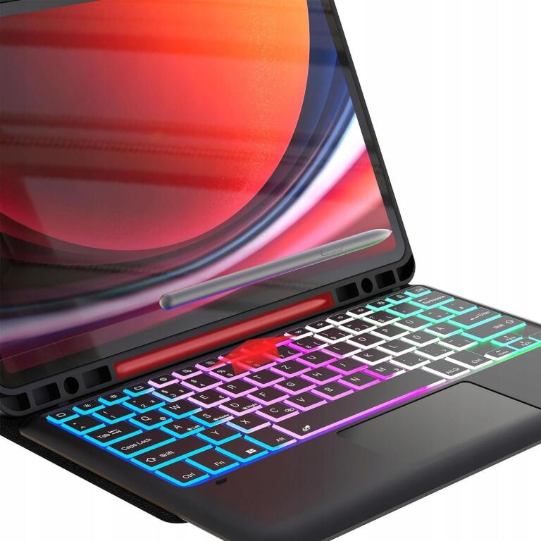 ETUI z klawiaturą ROOFEI Galaxy Tab S9 FE/S9 Plus 12,4 cala 5981 (7)