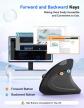 TECKNET Ergonomiczna Bezprzewodowa Mysz 4800DPI CZARNA 6647 (5)