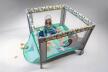 Kojec Lionelo Kojec Lionelo Lene Green Turquoise 100 x 100 cm 8074 (7)