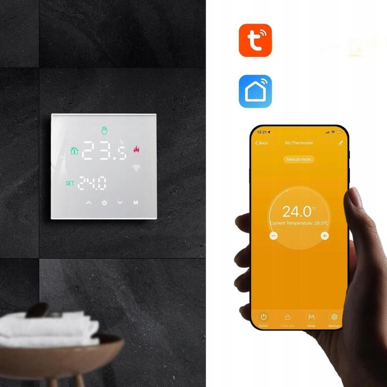 TERMOSTAT WIFI BEOK INTELIGENTNY TGW60W KOMPATYBILNY ALEXA GOOGLE HOME 9926 (4)