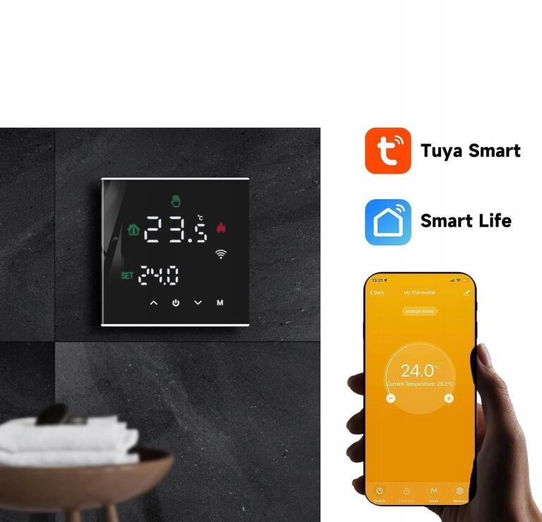 TERMOSTAT WIFI BEOK INTELIGENTNY TGW60 KOMPATYBILNY ALEXA GOOGLE HOME 7386 (2)