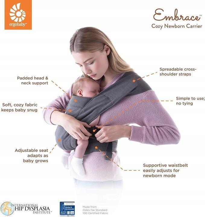 Ergobaby Ergonomiczne Nosidełko Embrace 3,2-11,3kg 0036 (2)