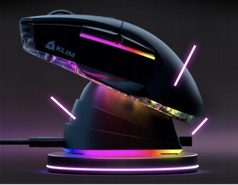 KLIM Blaze X RGB - mysz gamingowa bezprzewodowa, 12 000 DPI, RGB 4959U (7)