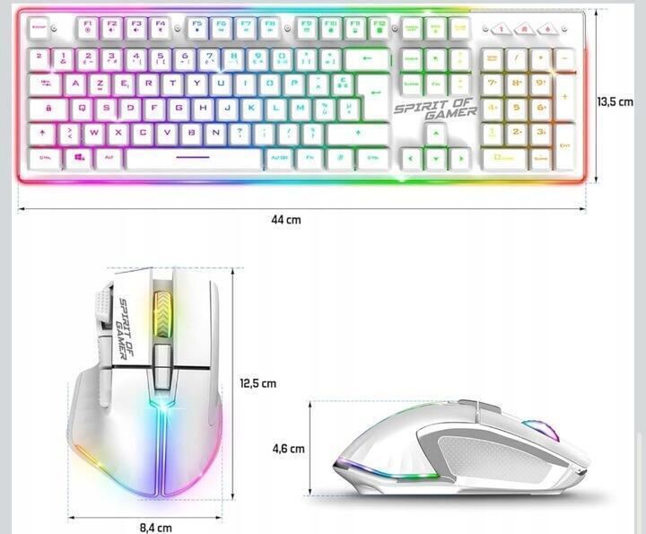 ZESTAW KOMPUTEROWY SPIRIT OF GAMER klawiatura z myszką 5344 (3)