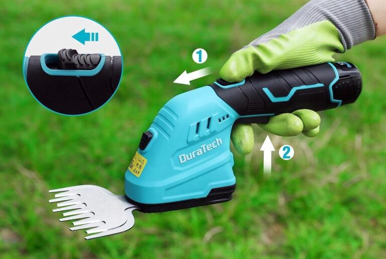 DURATECH Nożyce 2w1 Akumulatorowe 12V Teleskopowe 126cm Ostrze 160mm 4877 (5)