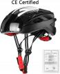 ŚWIETNY Kask rowerowy Shinmax r. M doskonała OCHRONA z światłem LED 3518 (4)
