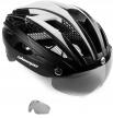 ŚWIETNY Kask rowerowy Shinmax r. M doskonała OCHRONA z światłem LED 3518 (2)