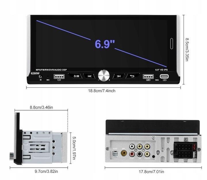 Radio samochodowe 7107 (11)
