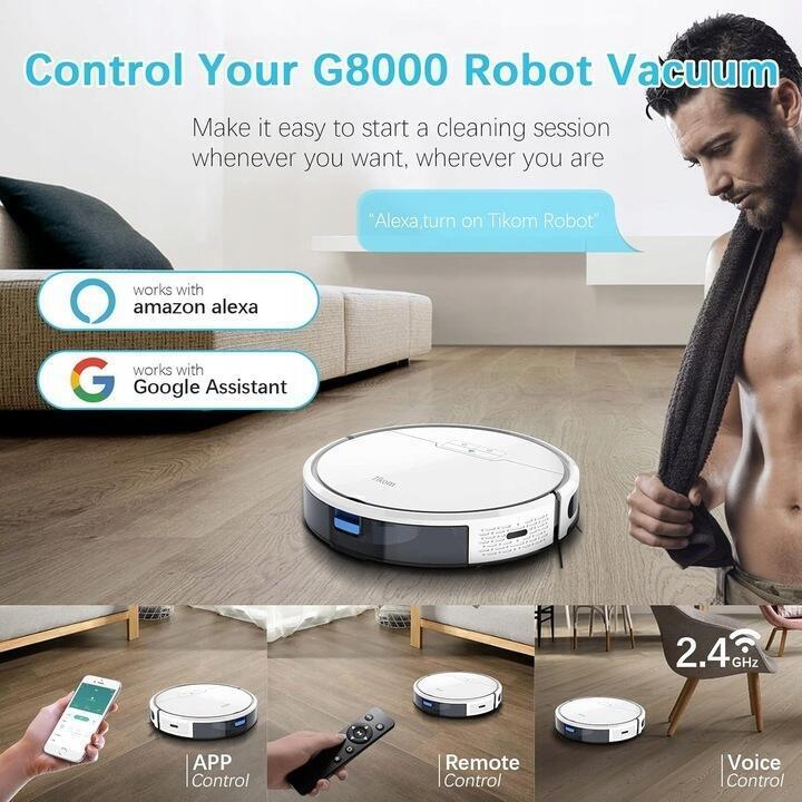 Robot sprzątający Tikom G8000 PRO biały 0318P (4)