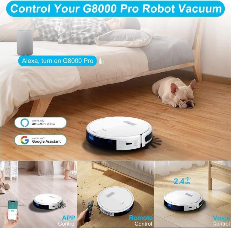 Robot sprzątający Tikom G8000 PRO biały 0318P (2)