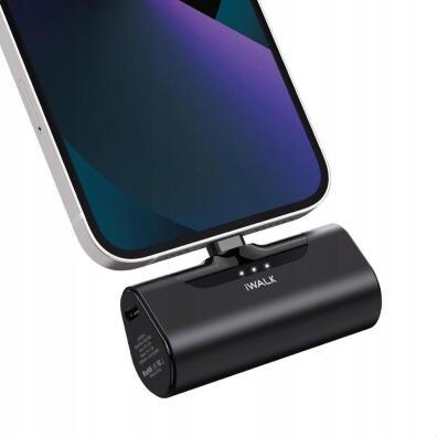 IWALK Mini Power Bank 4500mAh Czarny TYP C 8144