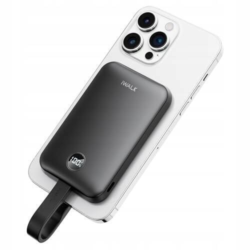 MAGNETYCZNA PRZENOŚNA ŁADOWARKA POWERBANK IWALK 10000 mAH IPHONE 4771 (2)