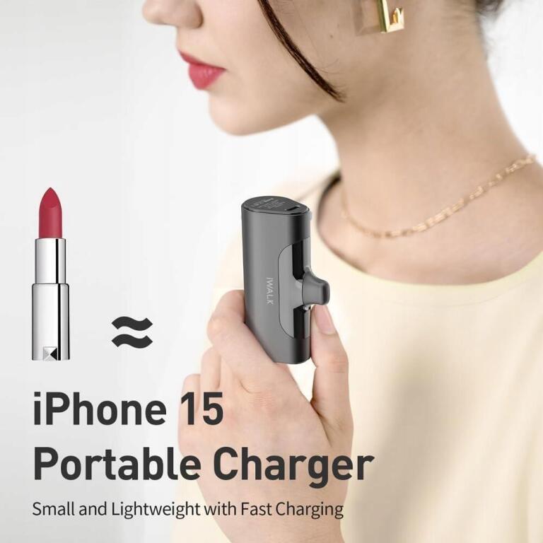 IWALK powerbank 4500 mAh kompatybilny z iPhone 15 szybkie ładowanie 1581 (6)