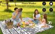 Świetny WODOSZCZELNY KOC PIKNIKOWY PLAŻOWY OGRODOWY 200 x 200 cm WARTO 2179 (8)