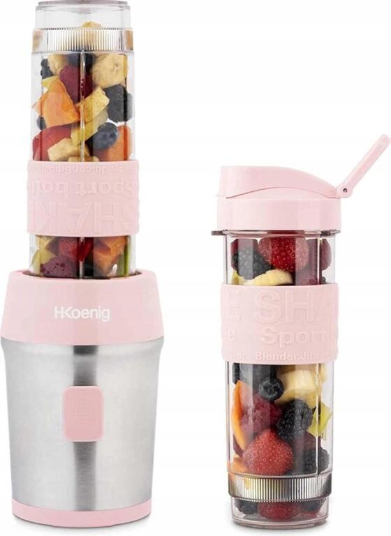 Blender kielichowy H.Koenig 300 W różowy 0205 (2)