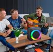 Świetny zestaw Karaoke EASJOY 2x Mikrofon RGB Głośnik UHF Impreza HIT 2126 (2)