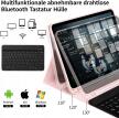 Etui z klawiaturą do iPad 11 gen różowa magnetyczna klawiatura Bluetooth (3)