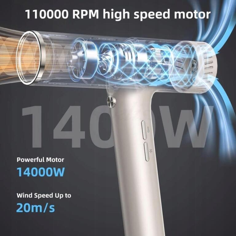 UKLISS Profesjonalna suszarka do włosów, Air Styler 5 w 1 5072S (6)
